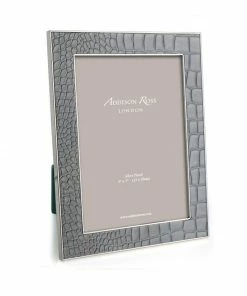 Addison Ross Gifts By Occasion Frame Dove Grey Croc & Silver - Available In 2 Sizes