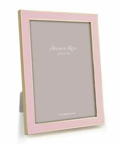 Addison Ross Gifts By Occasion Frame Enamel Light Pink And Gold - Available In 2 Sizes