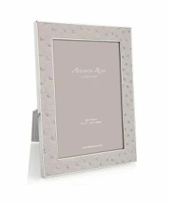 Addison Ross Gifts By Occasion Frame Mist Faux Ostrich & Silver - Available In 2 Sizes