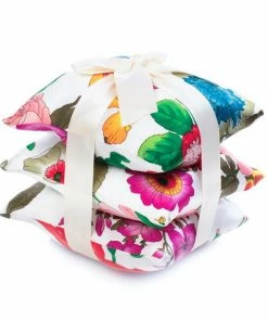 Elizabeth W Silk Sachet, Set Of 3 (Available In 6 Designs)