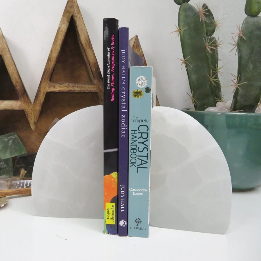 Rock Paradise BOOKENDS SELENITE Rock Paradise BOOKENDS SELENITE