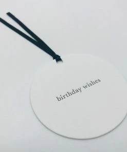 Away Laughing Paperworks Gift Tag "Birthday Wishes" Gifts By Occasion