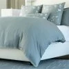 Lili Alessandra Top Of Bed Lili Alesandra Gia Blue Cotton Silk Bedding Collection