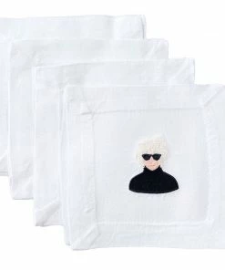 Lettermade Andy Warhol Linen Cocktail Napkins Gifts By Occasion
