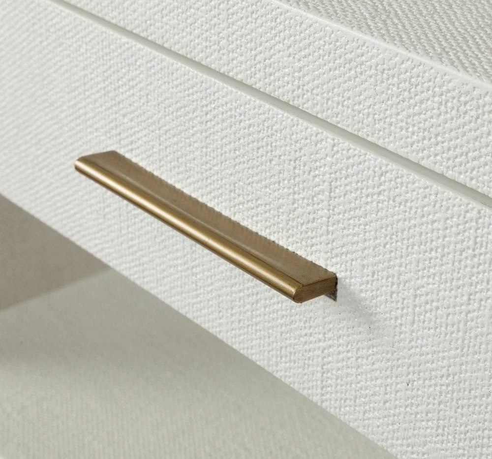 Interlude BEDSIDE CHEST WHITE Side Tables Interlude BEDSIDE CHEST WHITE Side Tables