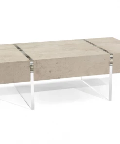 John Richard Side Tables COCKTAIL TABLE TIZA GESSO
