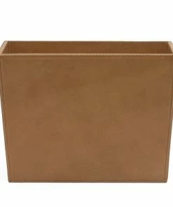 Pigeon & Poodle Father's Day Magazine Holder (Camel Leather)