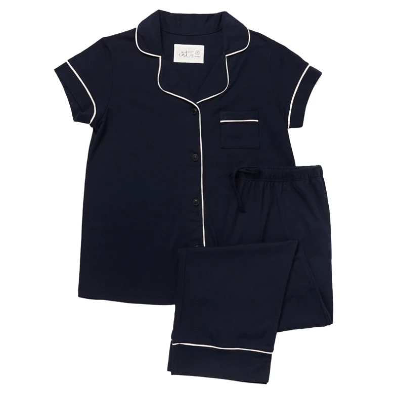 The Cat's Pajamas Classic Pima Knit Capri Pajama (Available In 5 Sizes) Gifts By Occasion The Cat's Pajamas Classic Pima Knit Capri Pajama (Available In 5 Sizes) Gifts By Occasion