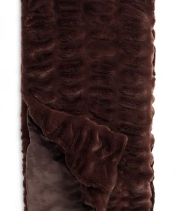 Fabulous Furs Throw Faux Mink Mocha