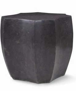 Century Furniture LAMP TABLE BLACK CAST STONE Side Tables