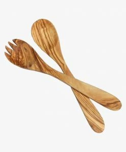 Be Home Gifts By Occasion SALAD SERVERS OLIVE WOOD