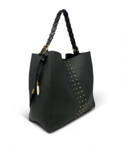 Kempton & Co Gifts By Occasion Olive Brass Stud Somerset Hobo