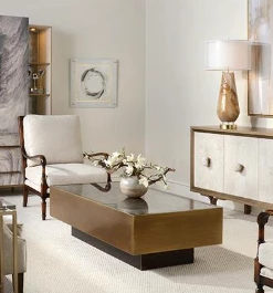 John Richard Gifts By Occasion PLATEAU MIRRORED WITH GOLD TWIGS