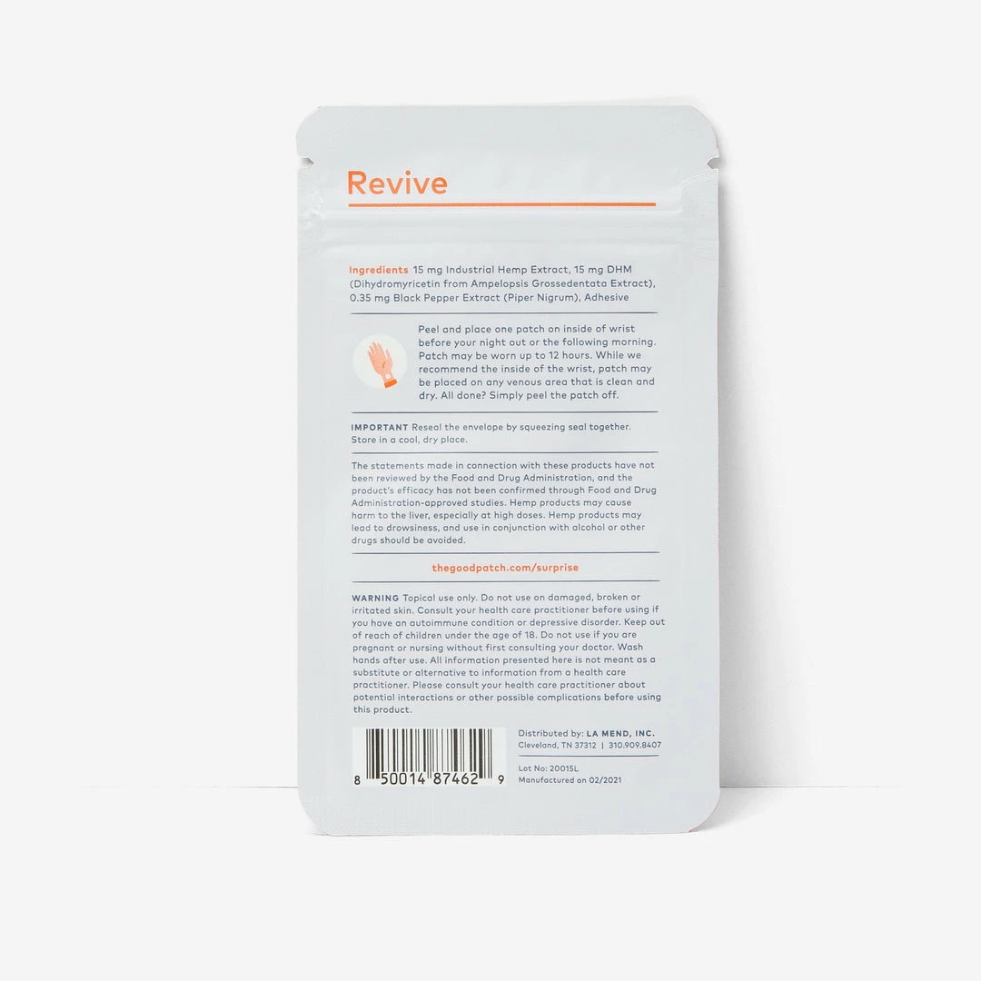 THE GOOD PATCH PATCHES (REVIVE) THE GOOD PATCH PATCHES (REVIVE)