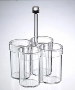 Huang Acrylic Acrylic Round Utensil Caddy