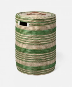 Pigeon & Poodle Father's Day Baskets Dark Blue And Seagrass (Available In 2 Sizes)