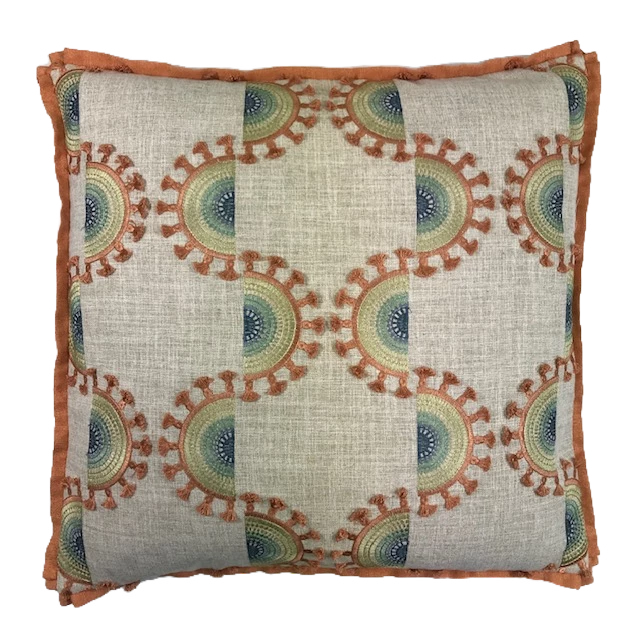Signature Pillows Spiked Circle Pattern Pillow Signature Pillows Spiked Circle Pattern Pillow