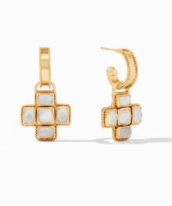 Gifts By Recipient Julie Vos Savoy Statement Hoop & Charm Earring