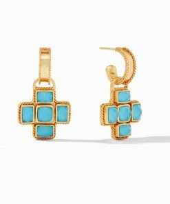 Gifts By Recipient Julie Vos Savoy Statement Hoop & Charm Earring