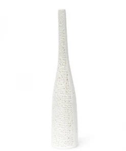 Palecek White Skinny Vase - Available In 2 Sizes Gifts By Occasion