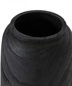Palecek Gifts By Occasion Black Charcoal Wood Vase - Available In 2 Sizes 2 Palecek Gifts By Occasion Black Charcoal Wood Vase - Available In 2 Sizes