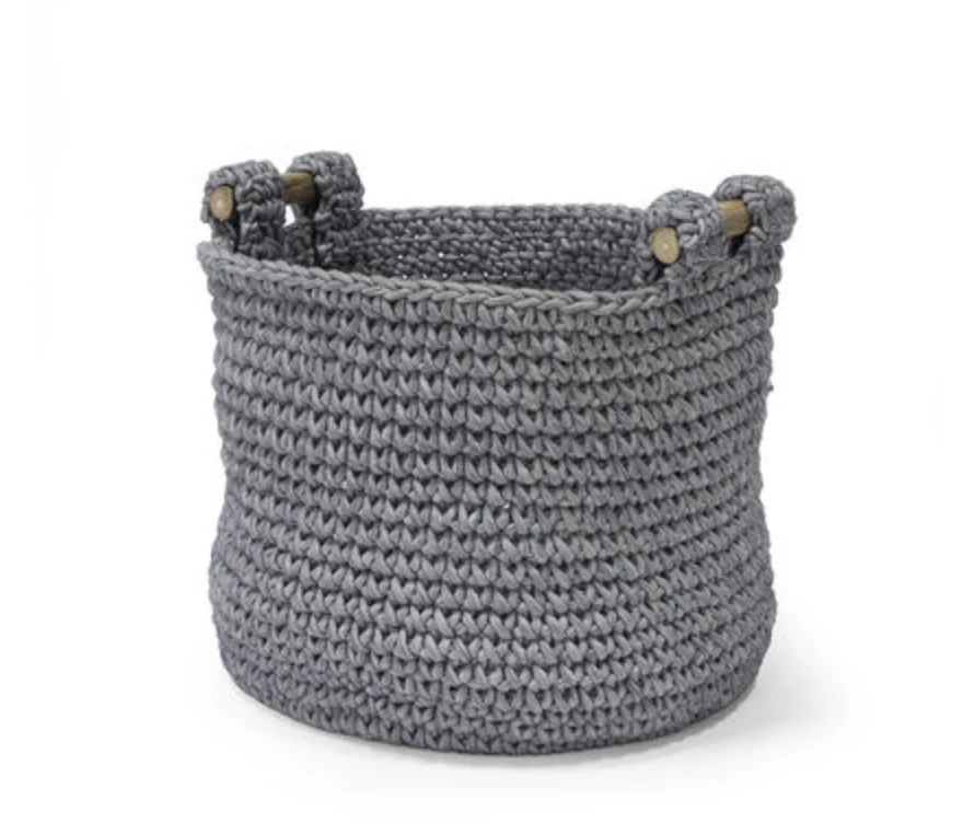 Palecek Blue Woven Basket Palecek Blue Woven Basket
