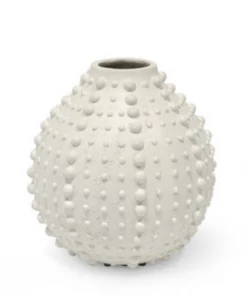 Palecek Gifts By Occasion White Urchin Vase - Available In 2 Sizes