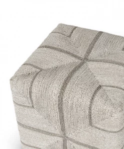 Palecek Ottoman Square Rope Woven