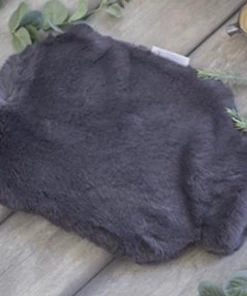 Evelyn Prelonge Smokey Grey Faux Fur WATER BOTTLE COVER Gifts By Occasion
