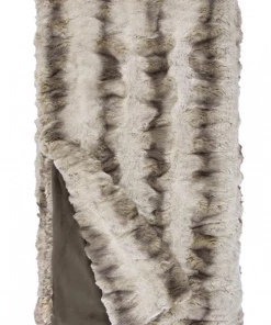 Fabulous Furs Throw Faux Mink Truffle