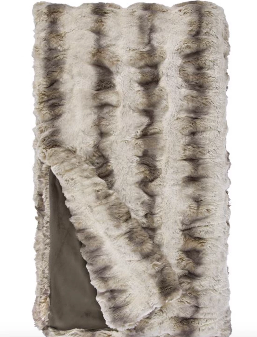Fabulous Furs Throw Faux Mink Truffle Fabulous Furs Throw Faux Mink Truffle