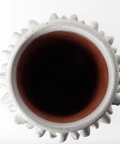 Mercana Gifts By Occasion Grey Ceramic Spiked Vase (Available In 2 Sizes)