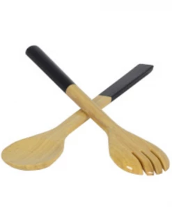 Albert L. Punkt SERVER SET SALAD BLACK LARGE Gifts By Occasion