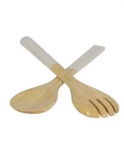 Albert L. Punkt SERVER SET SALAD WHITE SMALL Gifts By Occasion