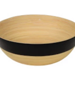 Albert L. Punkt Gifts By Occasion BOWL BAMBOO MATTE BLACK SMALL