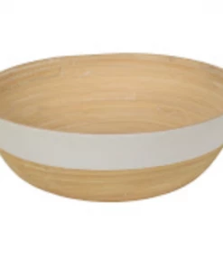 Albert L. Punkt BOWL BAMBOO MATTE WHITE SMALL Gifts By Occasion
