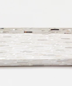 Pigeon & Poodle Tray (Shell And Silver)