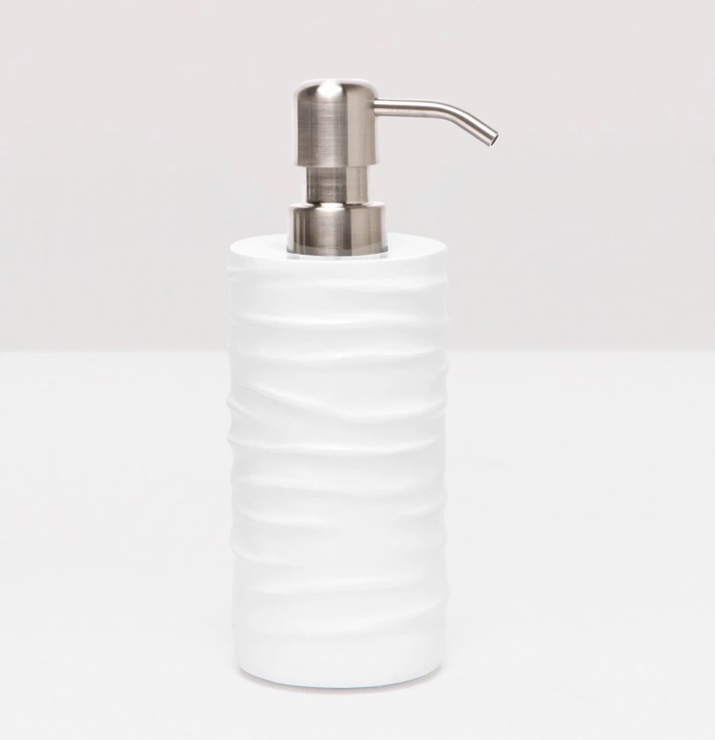 Pigeon & Poodle Bath Collection Lacquered Wave (White) Pigeon & Poodle Bath Collection Lacquered Wave (White)