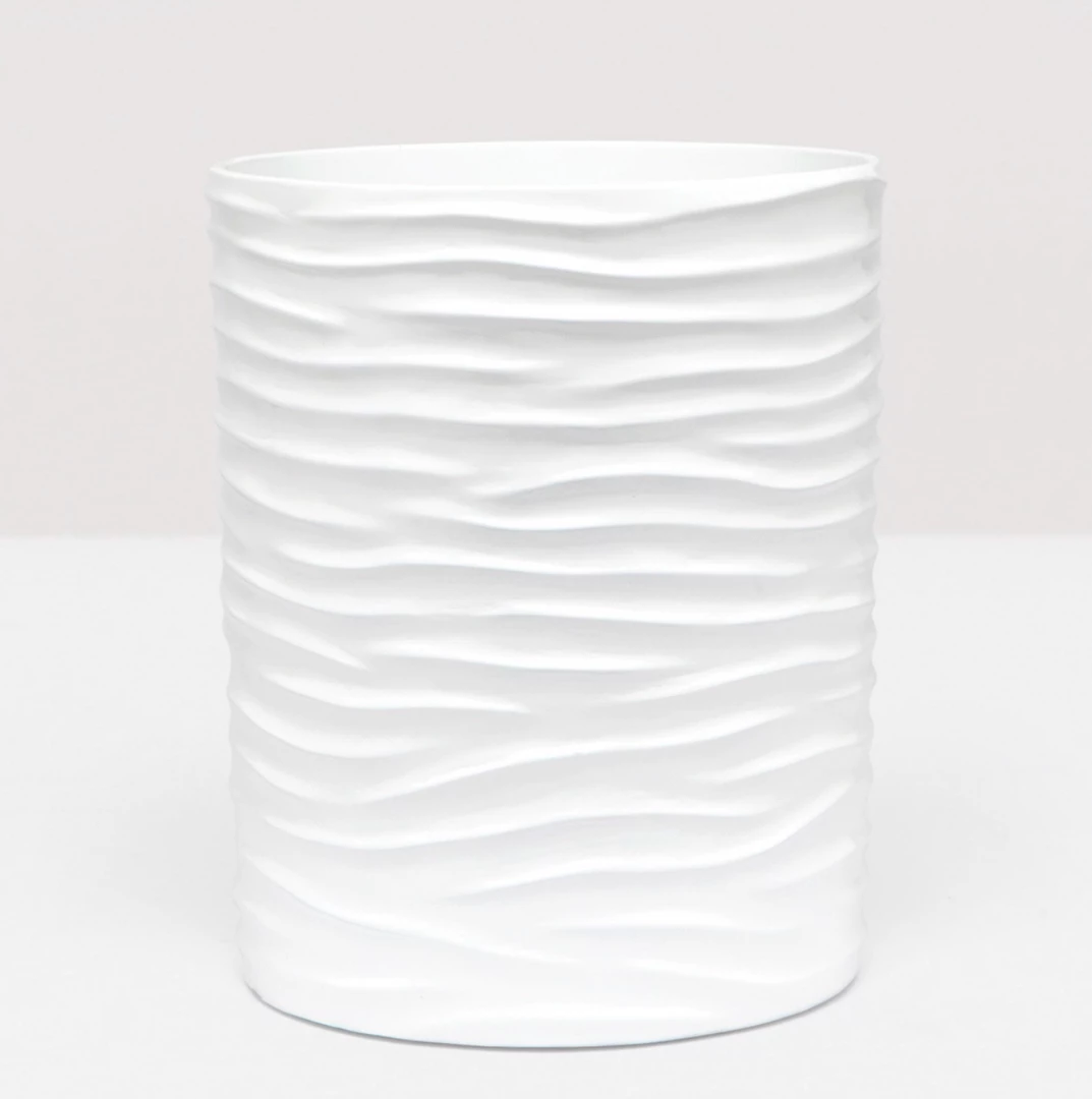 Pigeon & Poodle Bath Collection Lacquered Wave (White) Pigeon & Poodle Bath Collection Lacquered Wave (White)