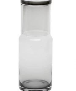 Pigeon & Poodle Bedside Carafe Cylinder (Light Grey) Gifts By Occasion