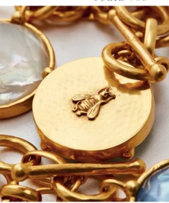 Julie Vos Honeybee Statement Necklace