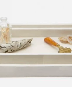 Pigeon & Poodle Host/Hostess Bath Collection (White Faux Horn)