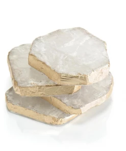 John Richard Gifts By Occasion COASTERS SELENITE S/4