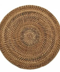 Deborah Rhodes Placemat Shaded Rattan Natural Gifts By Occasion