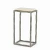 Century Furniture SIDE TABLE WITH CRYSTAL STONE TOP