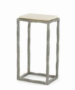 Century Furniture SIDE TABLE WITH CRYSTAL STONE TOP