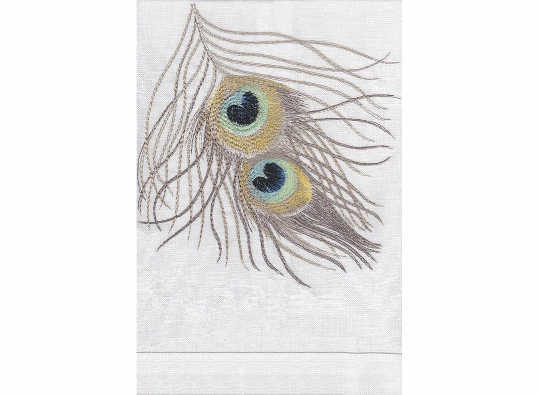 ANALI INC Gifts By Occasion GUEST TOWEL PEACOCK ANALI INC Gifts By Occasion GUEST TOWEL PEACOCK