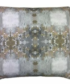 Signature Pillows Anthem Silver With Multi Watercolors Pillow Gifts By Occasion