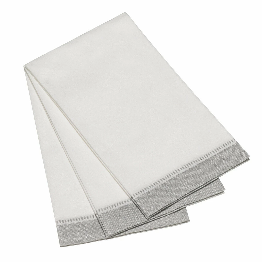 The Napkins Carlstitch Paper Guest Towels (Available In 2 Colors) The Napkins Carlstitch Paper Guest Towels (Available In 2 Colors)