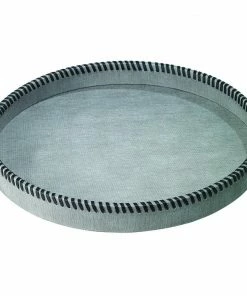 Bodrum Tray Round Whipstitch
